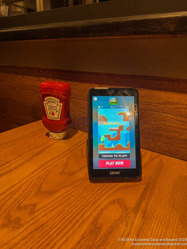 a phone on a table