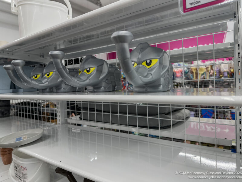 a group of toys on a shelf