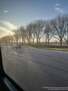 a car on the road