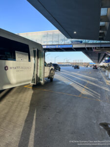 a truck and bus on the road