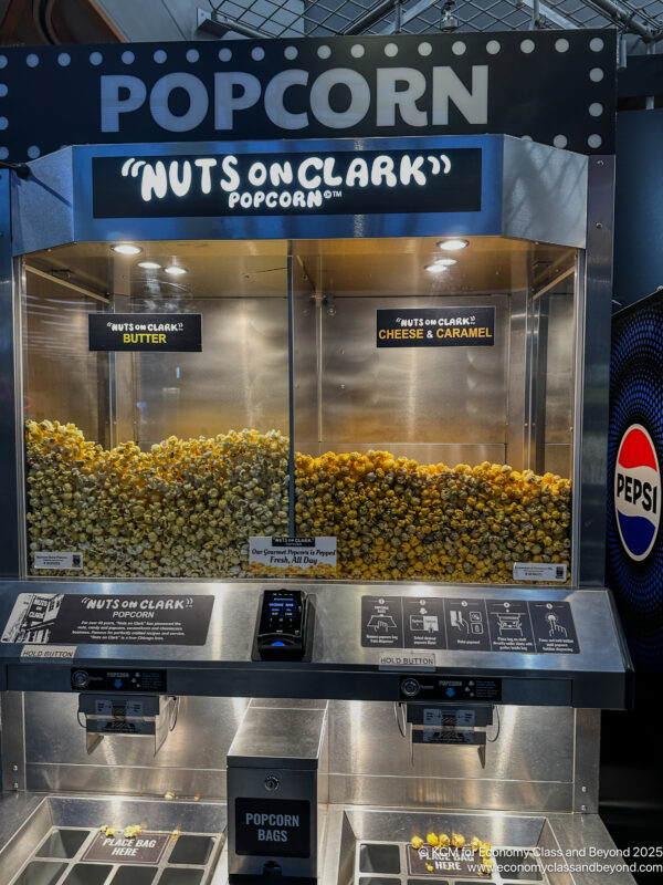 a machine with popcorn in it