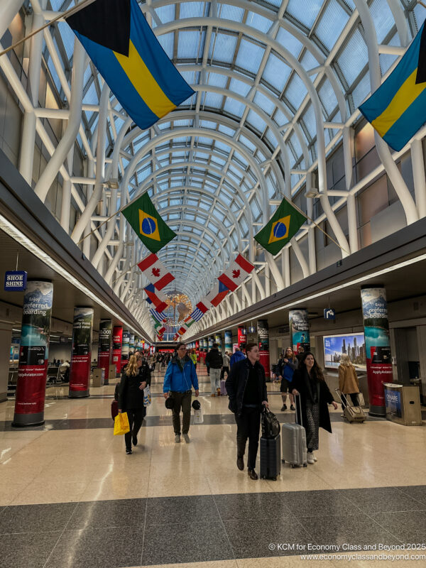 people walking in a building