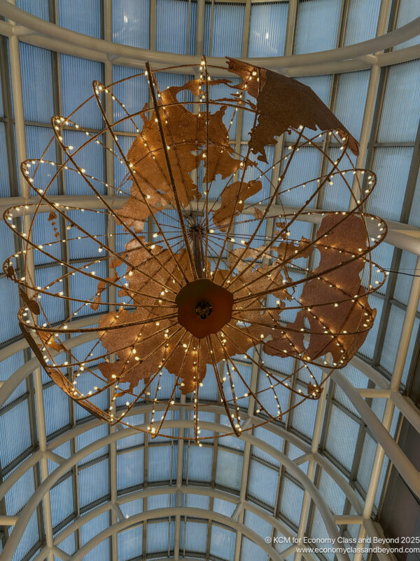 a large chandelier with lights