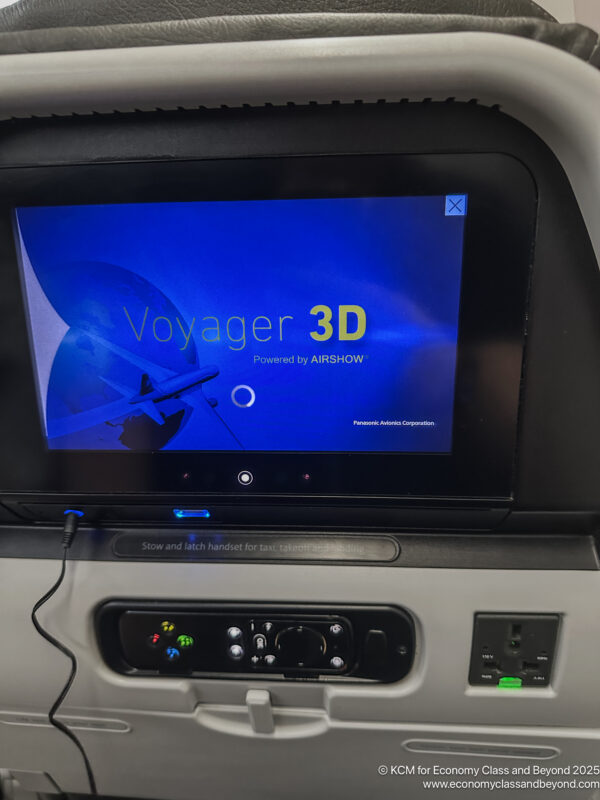 a screen on a plane
