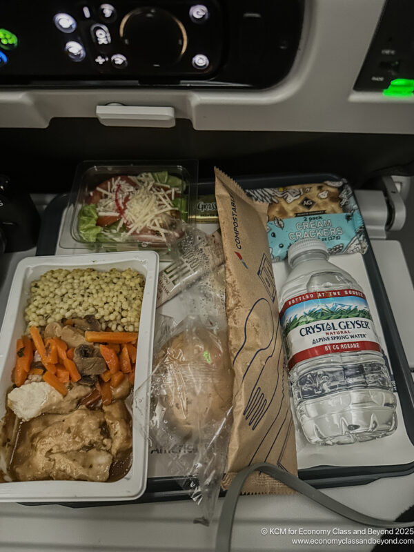 food on the tray