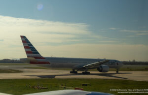 an airplane on the runway