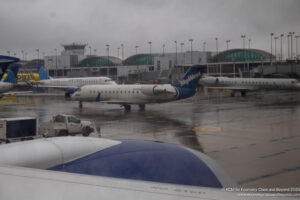 airplanes on the runway