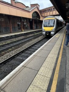 Chiltern Railways Class 168 train at Birmingham Moor Street Station