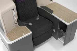 a seat with a seat belt