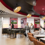 Manchester Airport Terminal 3 Refurbishment. Rendering, MAG