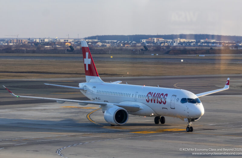 SWISS International Air Lines Airbus A220-300 at Bucharest Henri Coandă București Airport - Image, Economy Class and Beyond