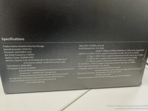 NASsync 4800 specs