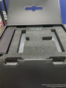 NASsync 4800 accessories with a black foamy surface