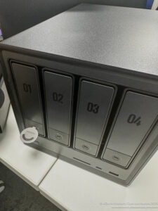NASsync 4800 with drives unlocked