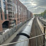 Departing trains at the Jewlery Quarter, Birmingham