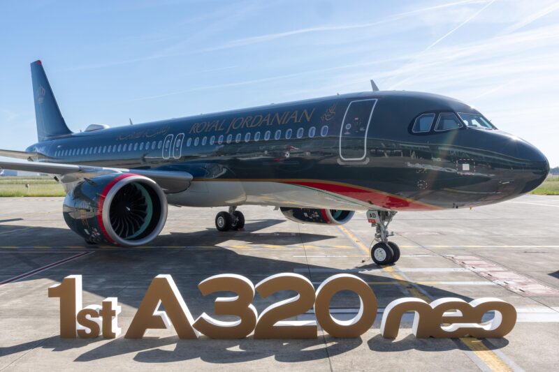 Royal Jordanian's first Airbus A320neo, delivered via Avolon - Image, Avolon