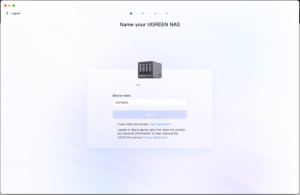 UGOS - Enter Device Name