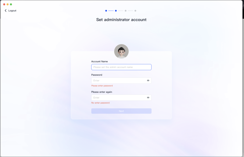 UGOS - Create a Device Administrator Account