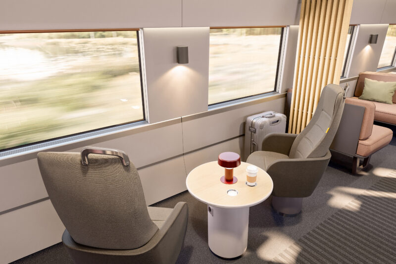 Arlanda Express - Interior, Rendering Stadler Rail