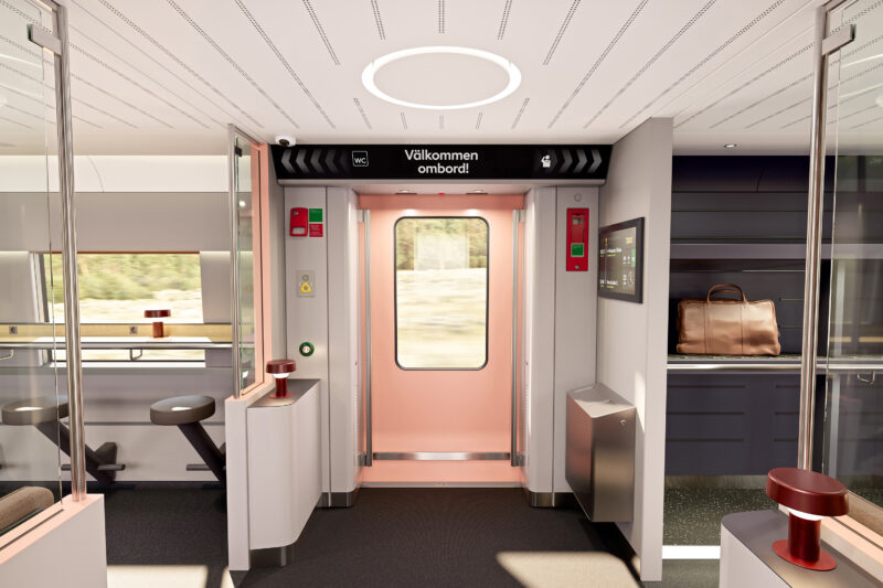 Arlanda Express - Interior, Rendering Stadler Rail