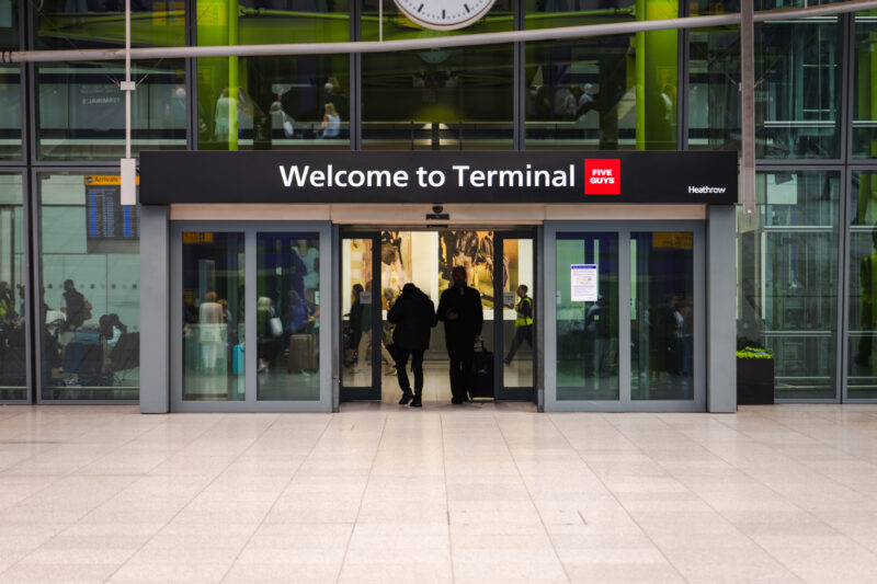 Heathrow Airport Five Guys promotional image - Image, Heathrow Airport