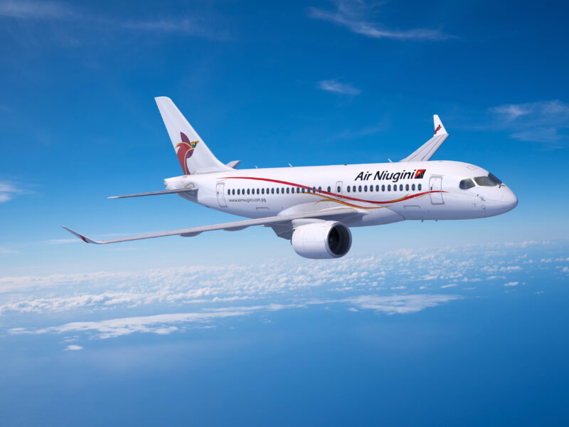 Air Niugini A220 - Rendering, Airbus
