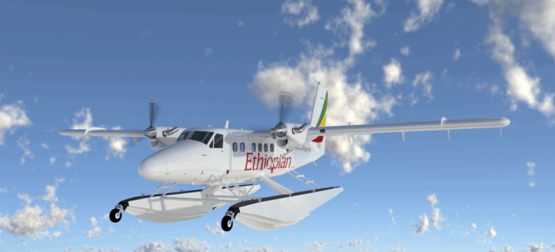 Ethiopan Airlines DHC6-300G Twin Otter Classic 
