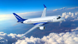 a plane flying in the sky