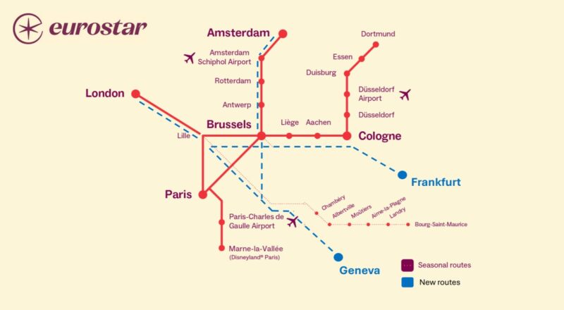 Eurostar New Routes - Image, Eurostar 