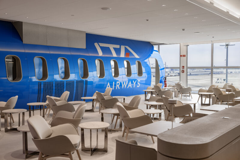 ITA Airways Runway Lounge, Milan-Linate Airport - Image, ITA Airways/Lufthansa Group