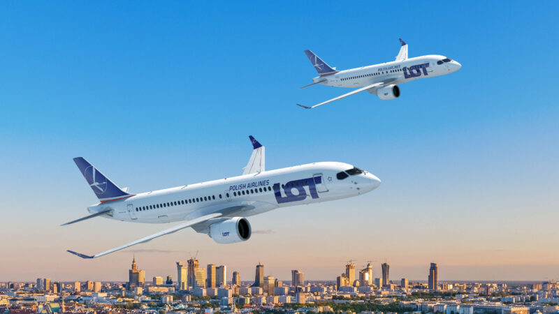 LOT Polish AIrlines Airbus A220-100 and A220-300 - Image, Airbus
