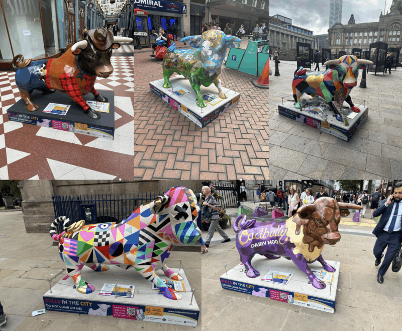 Bulls in the City - Birmingham City Centre