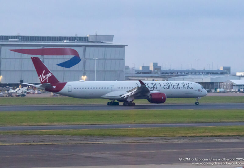 Virgin Atlantic Airbus A350-1000 arriving at London Heathrow Airport - Image, Economy Class and Beyond