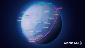 Network reach of A321neo/LR/XLR from Athens - Image, Aeagen Airways