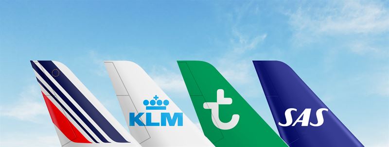 Air France-KLM Group tails - Image, Air France-KLM/SAS