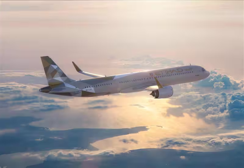 Etihad Airbus A321LR - Image, Etihad