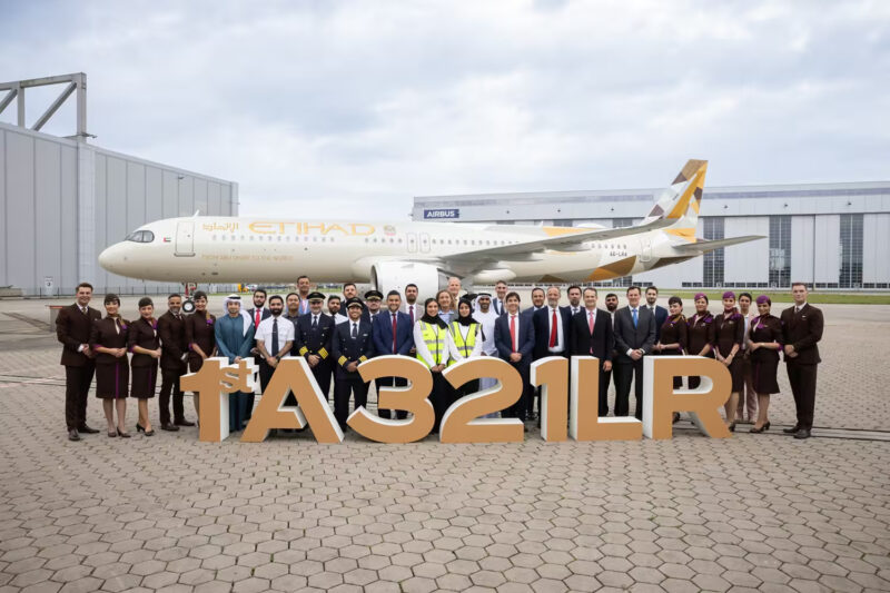 Ethiad Airways takes delivery of its first Airbus A321LR - Image, Etihad 