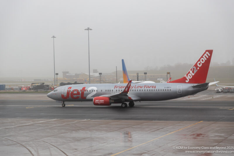 Jet2 Boeing 737-800 preparing to depart Birmingham Airport - Image, Economy Class and Beyond