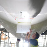 AeroSHARK installation - Image, BASF/Lufthansa Technik