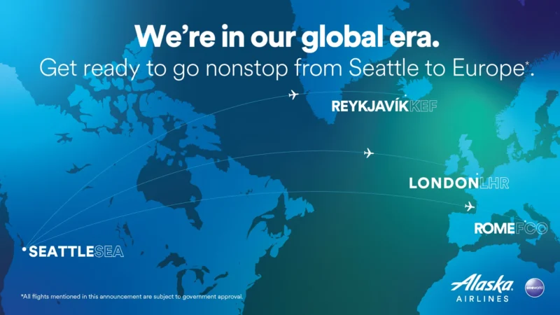 Alaska Airlines European Routes - Image, Alaska Airlines