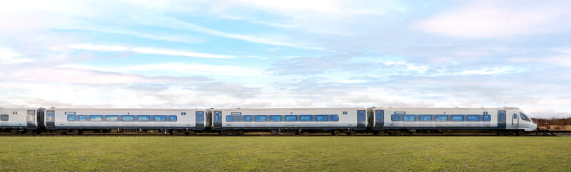 a train on the tracks