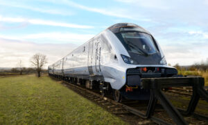 a train on the tracks