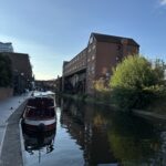 The Birmingham Canal Old Line, heading towards Black Sabbath Bridge