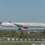 Virgin Atlantic Airbus A350-1000 landing at London Heathrow - Image, Economy Class and Beyond