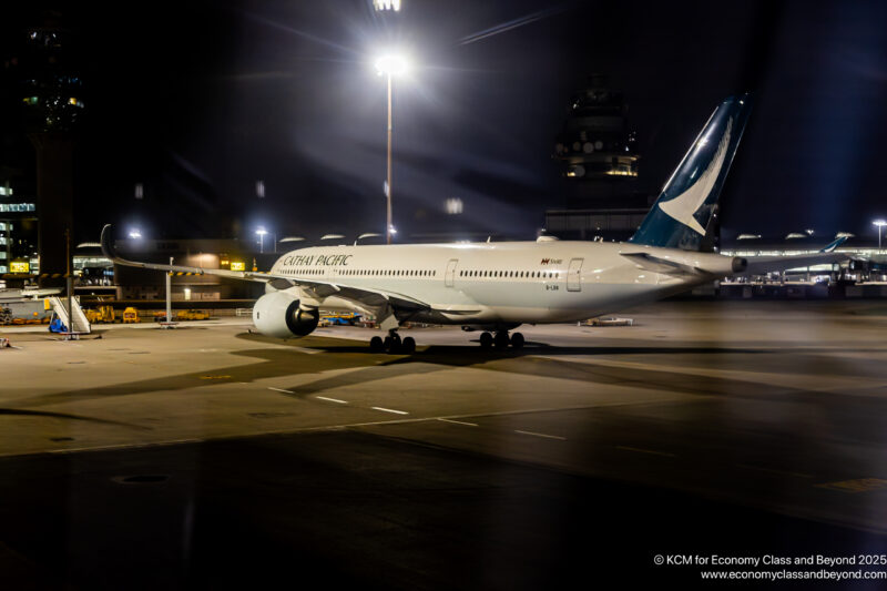 Cathay Pacific Airbus A350-900 at Hong Kong International Airport - Image, Economy Class and Beyond