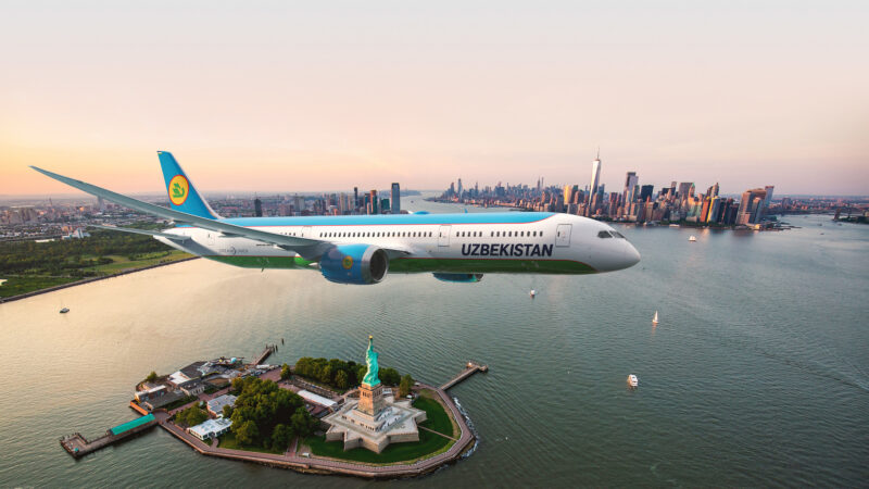 Uzbekistan Airways Orders up to 22 Boeing 787 Dreamliners, airline’s largest-ever purchase - Rendering, Boeing