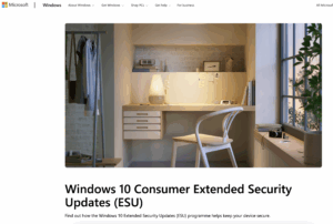 Windows 10 Extended Security Updates - Free for consumers