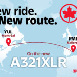 Air Canada to launch its first A321XLR service - Map, Air Canada