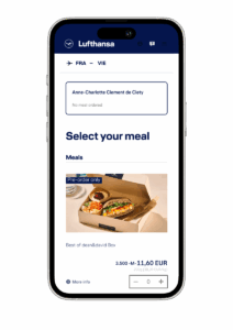 a cell phone with a menu on the screen