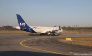 SAS Connect/SAS Airbus A320neo preparing to depart Stockholm Arlanda - Image, Economy Class and Beyond